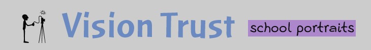 Vision Trust School Portraits - logo graphic